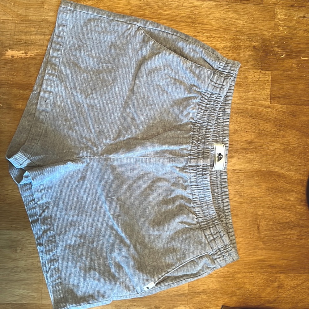 quicksilver gray corduroy shorts. great condition. don’t fit anymore.